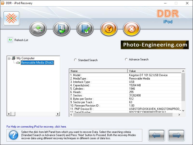 Restore iPod Video screen shot