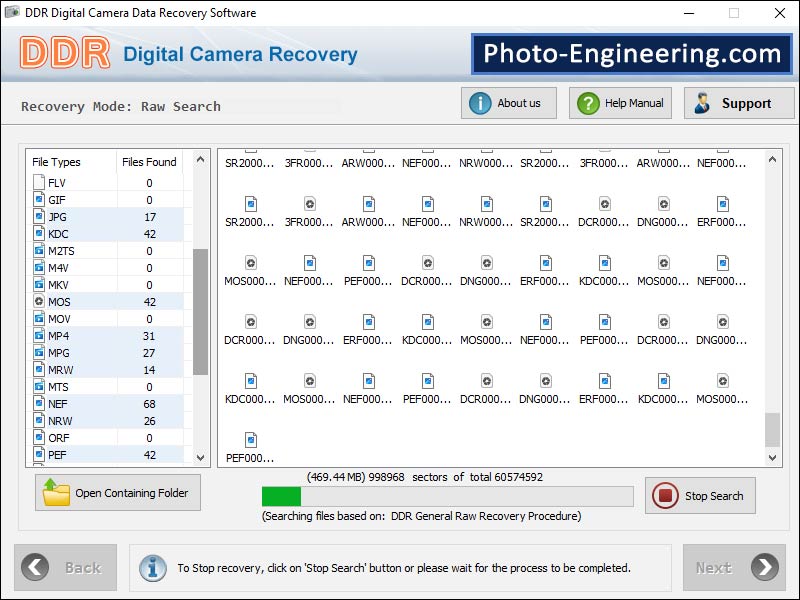 Screenshot of Camera Photo Recovery