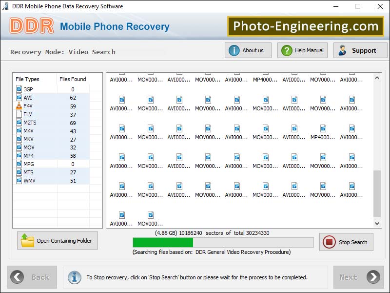 Cell Phone Data Restore Software screenshot