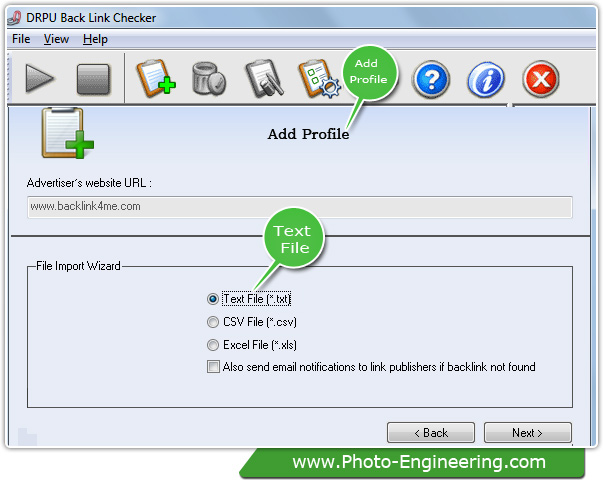 Backlink Checker Utility