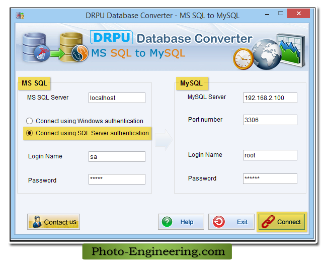 MS SQL to MySQL Database Converter