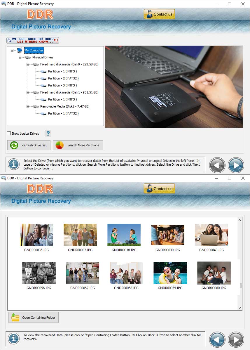 Windows 7 Digital Photo Rescue Software 4.0.1.5 full