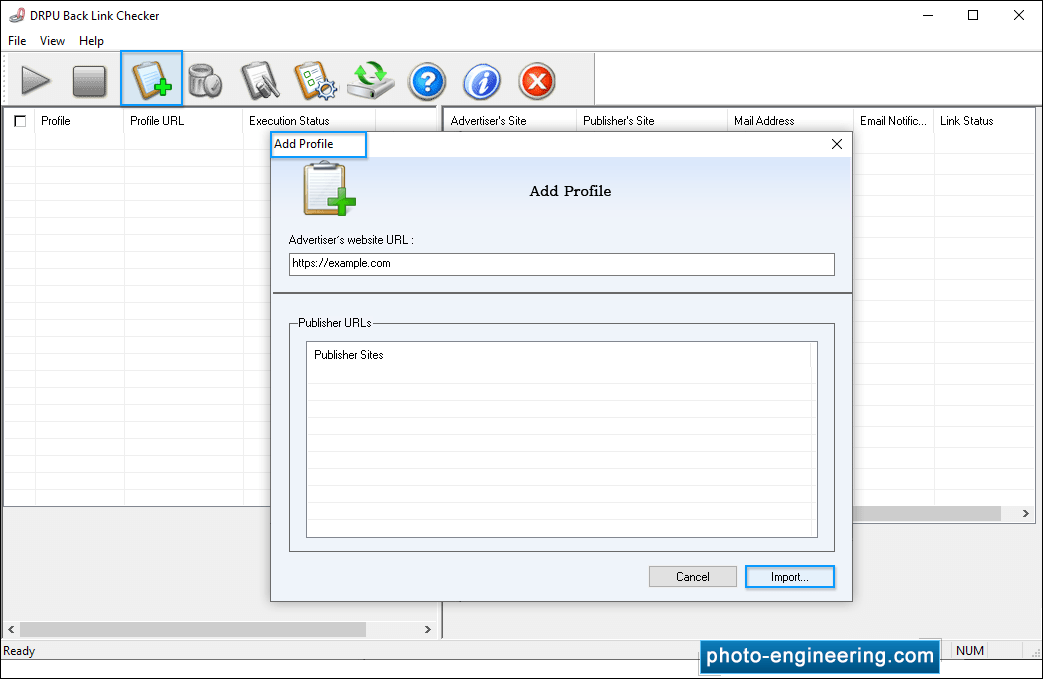 Backlink Checker Utility