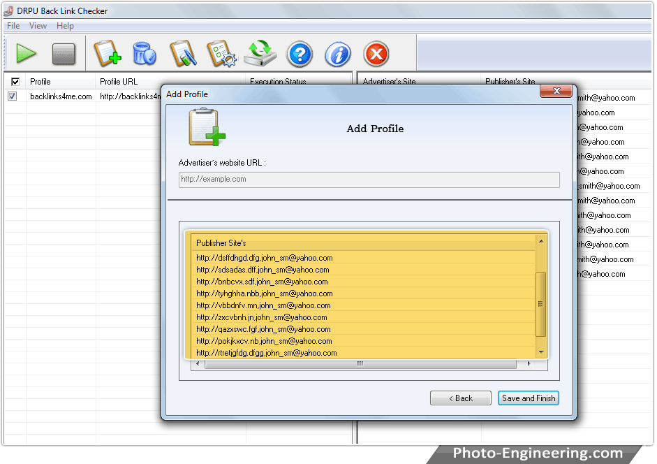 Backlink Checker Utility