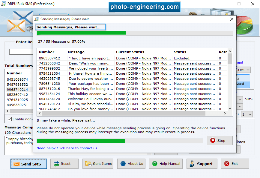 Bulk SMS Software for GSM Mobile Phone