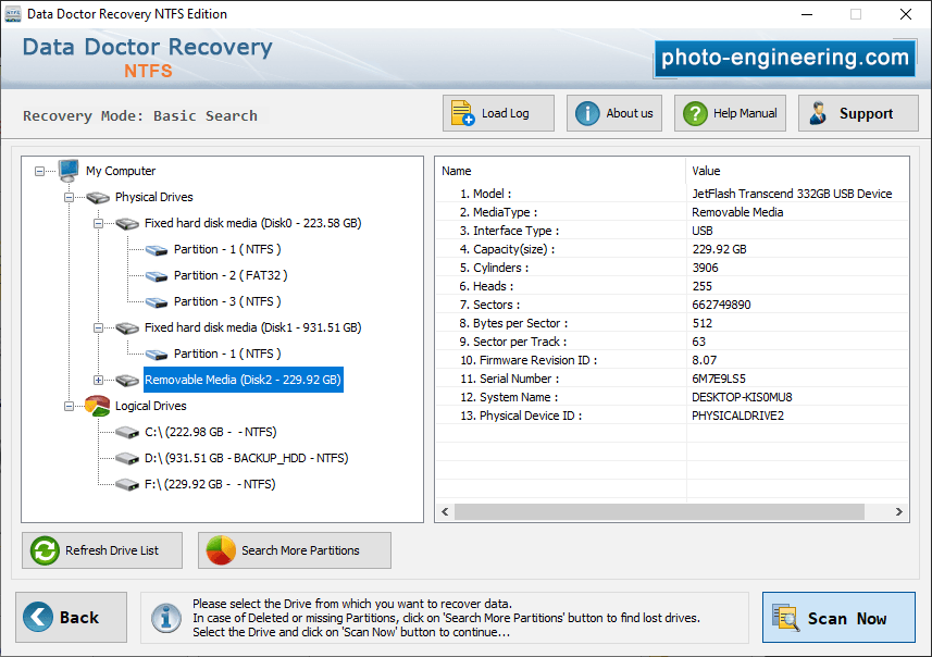 NTFS Data Recovery