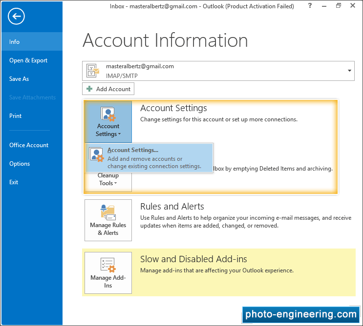Outlook Express Password Recovery
