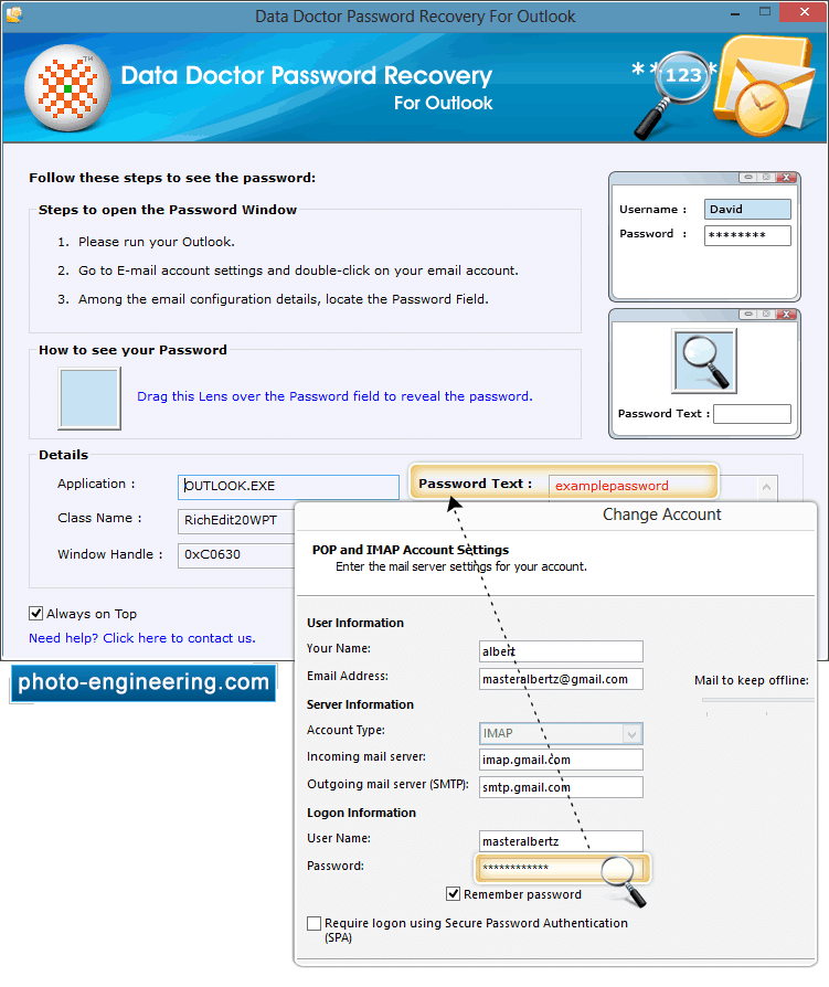 Outlook Express Password Recovery Outlook Express Password Recovery