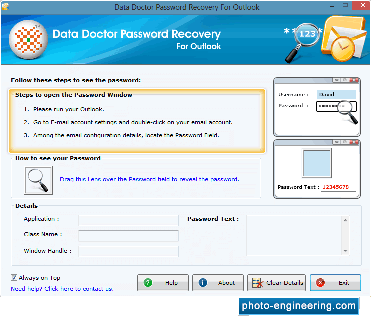 Outlook Express Password Recovery