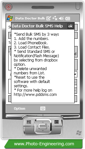 Bulk SMS Software for Pocket PC