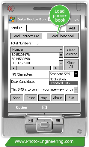 Bulk SMS Software for Pocket PC