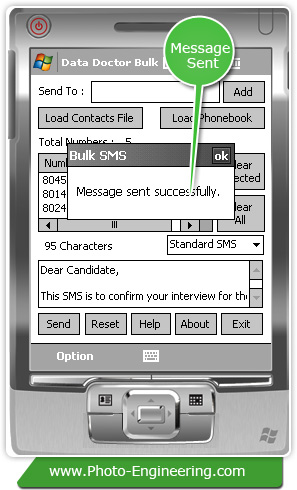 Bulk SMS Software for Pocket PC